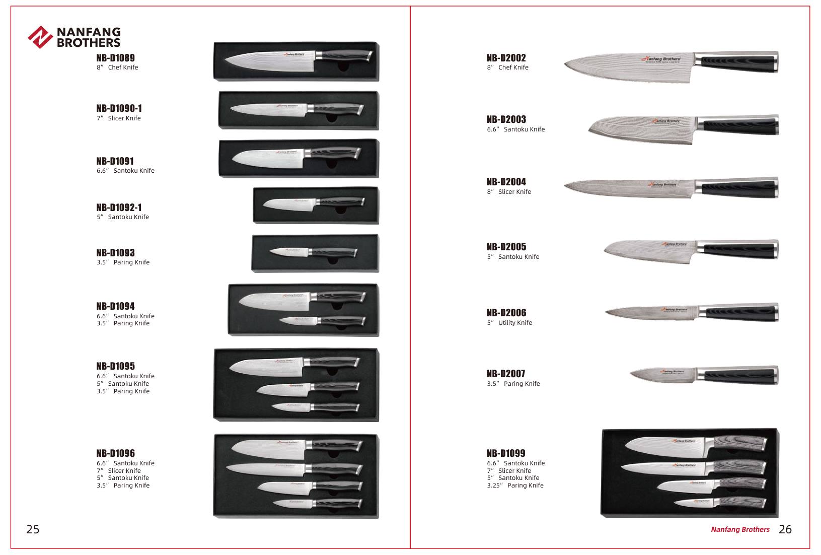 NB-D2004 8” Cuchillo Rebanador