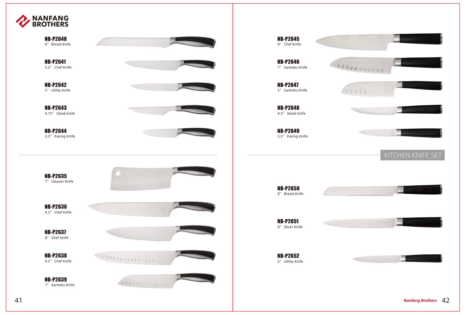 NB-P2645 8” Cuchillo de Chef