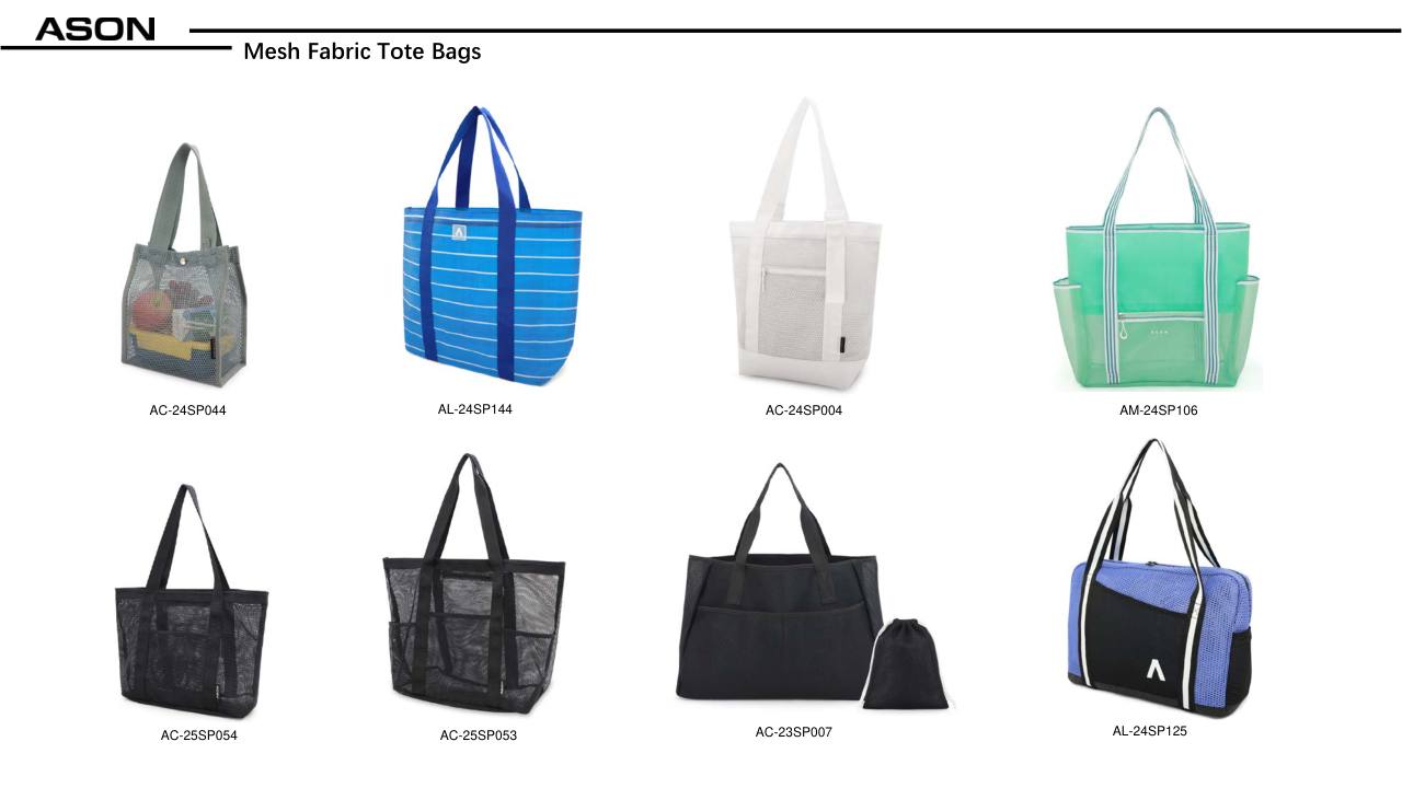 Mesh Fabric Tote Bags