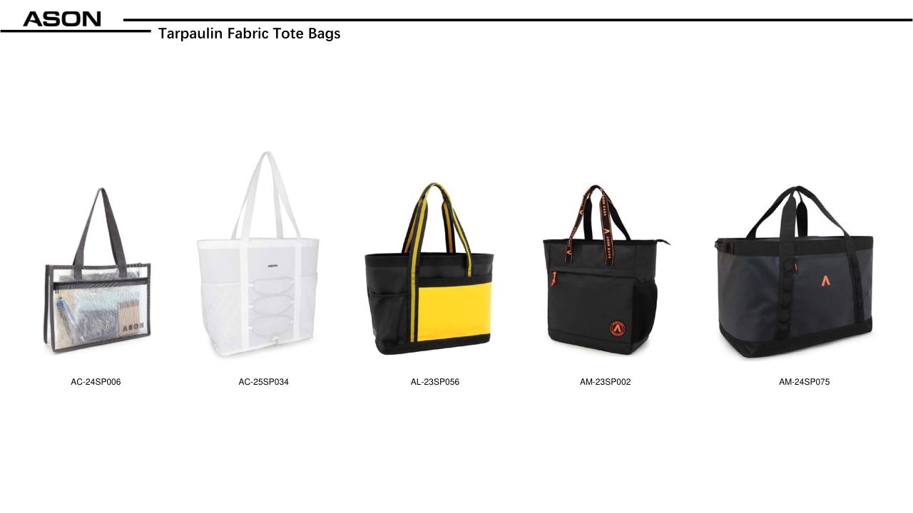 Tarpaulin Fabric Tote Bags