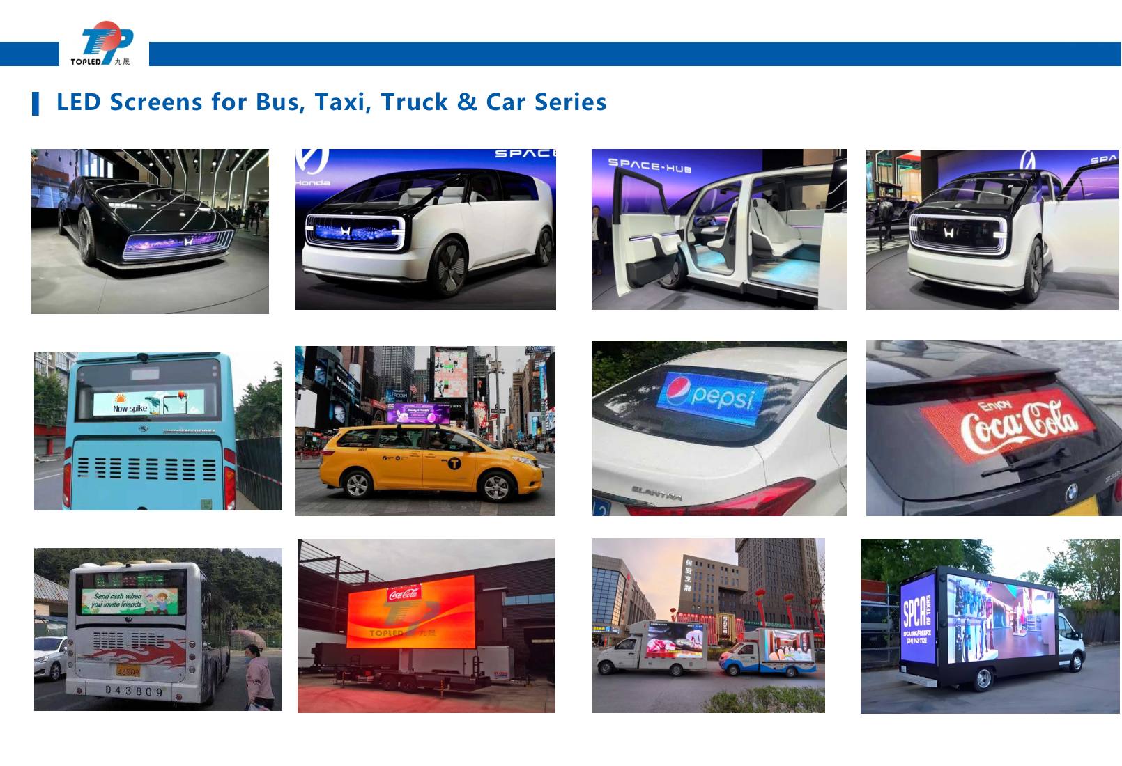 Pantallas LED para Transporte