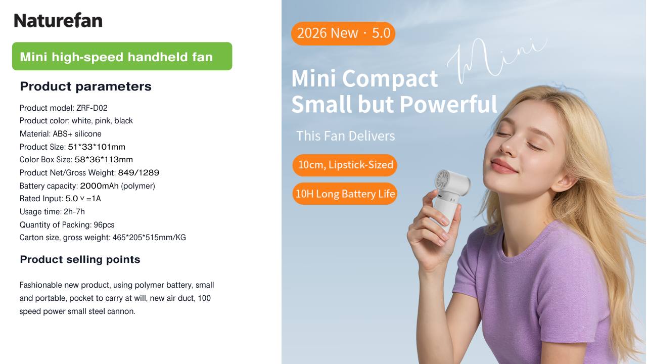 Mini high-speed Portátil fan