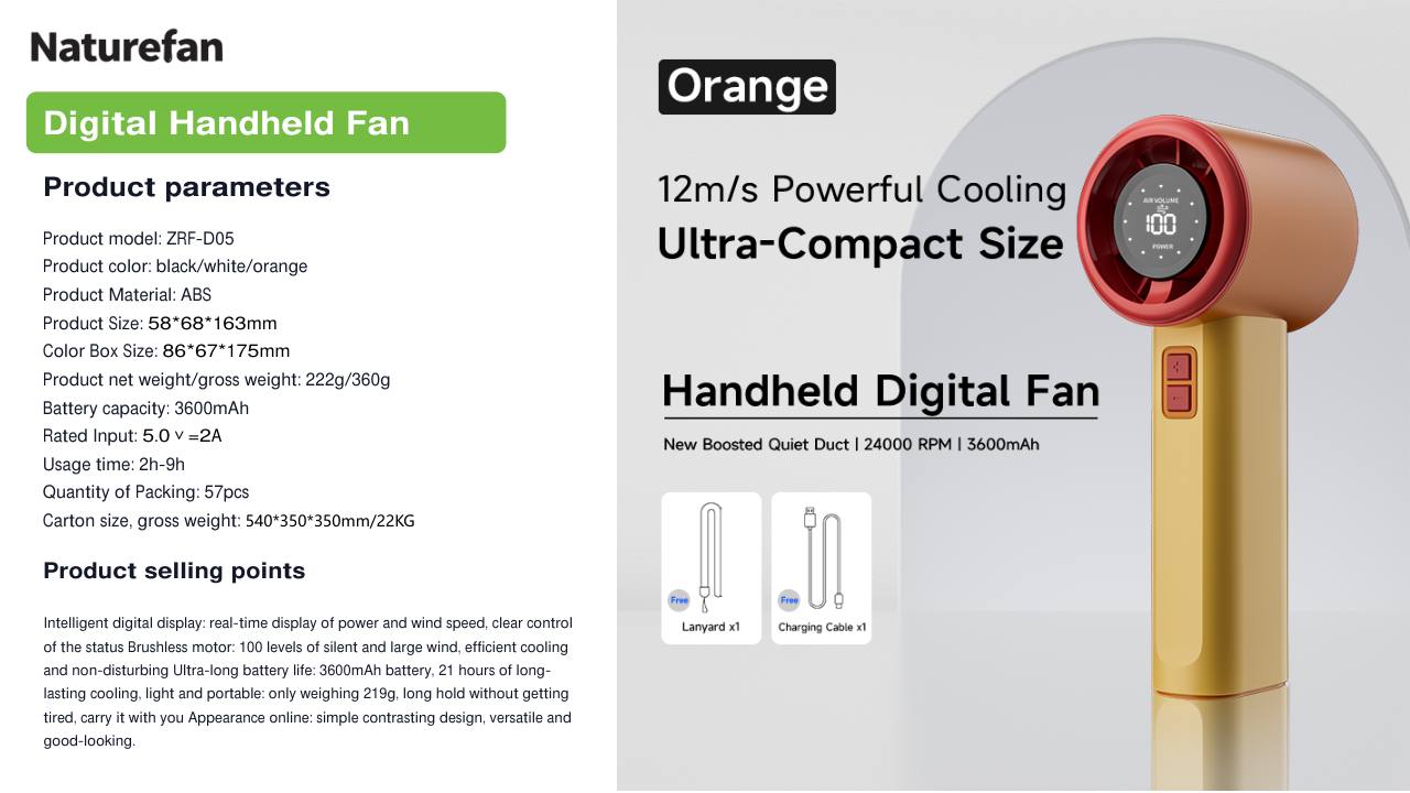 Digital Portátil Fan