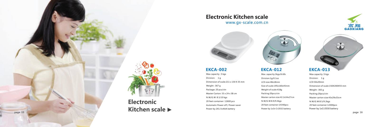 Electronic Báscula de Cocina