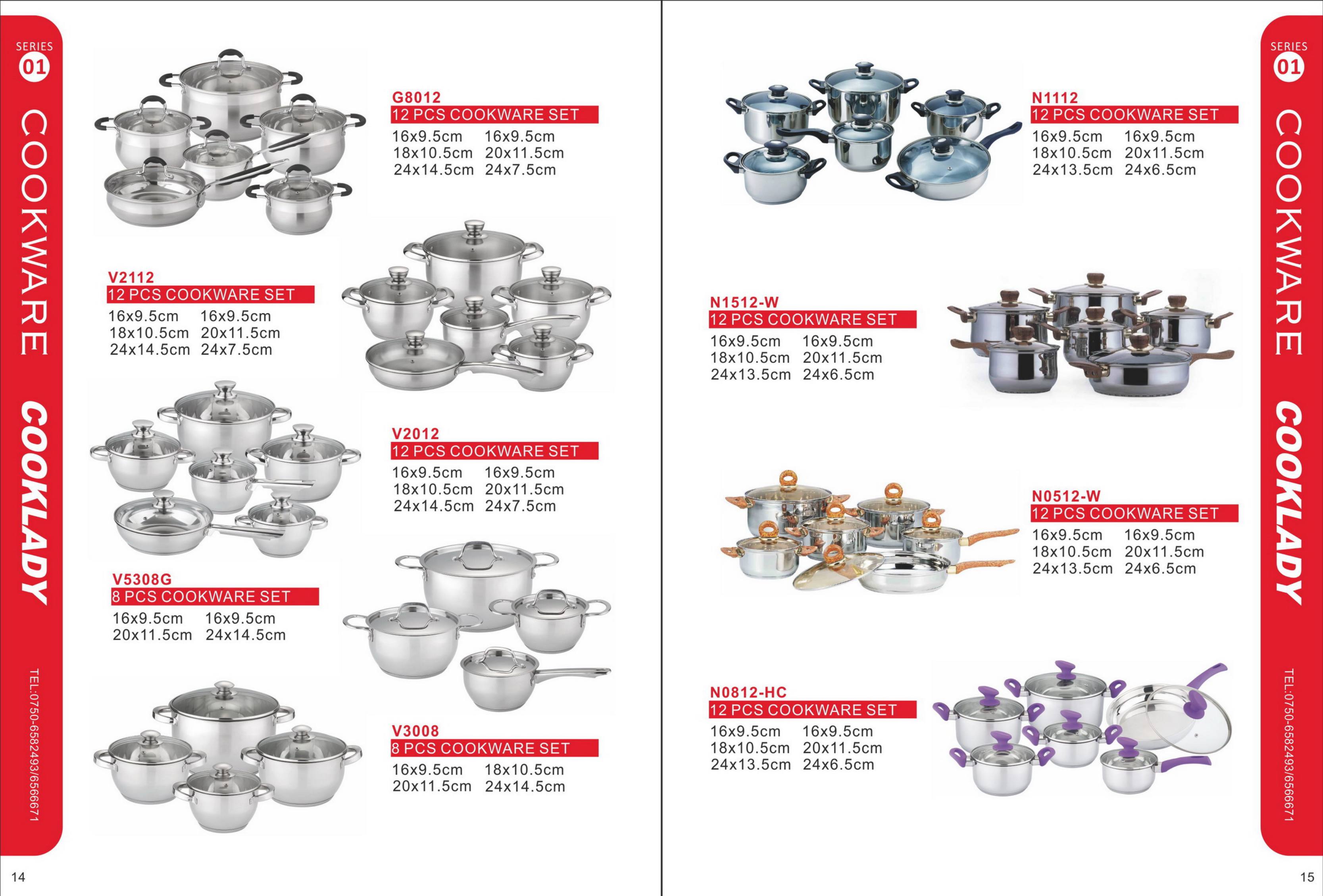 2 PCS COOKWARE SET