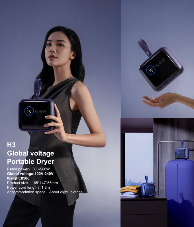 H3 Voltaje Universal Portable Dryer
