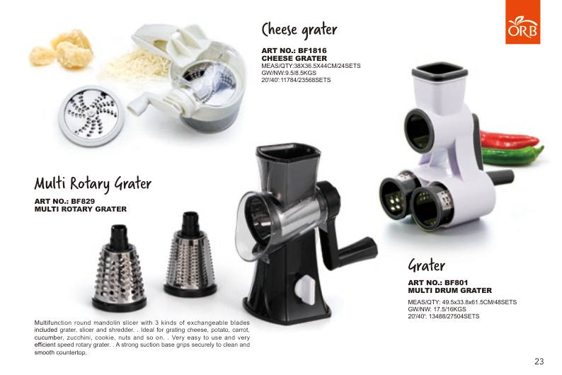 ART NO.: BF801 MULTI DRUM GRATER