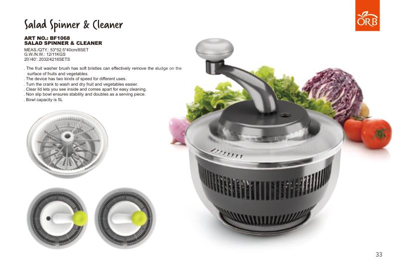 Salad Spinner & Cleaner